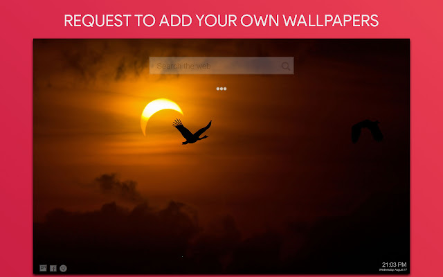 Solar Eclipse Wallpaper HD Custom New Tab