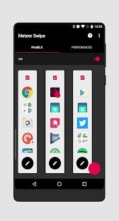 Meteor Swipe - Edge sidebar launcher Screenshot