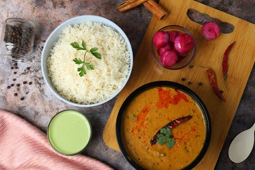 Dal Tadka With Rice