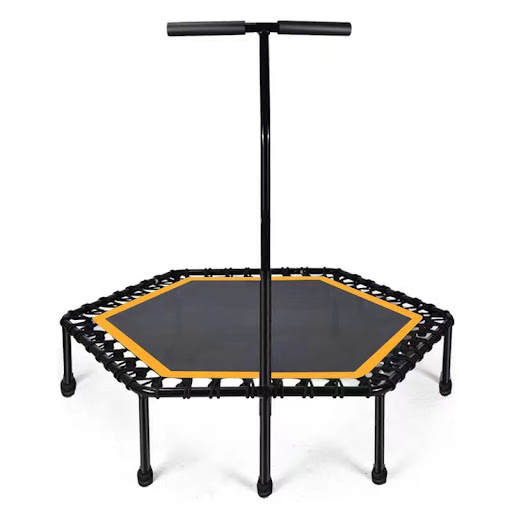 Title 3, Hexagonal armrest indoor household trampoline. ...