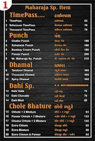 Mr. Maharaja Fastfood menu 4