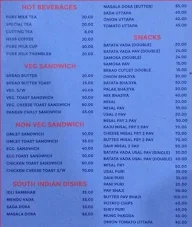 Om Sai Sagar menu 3