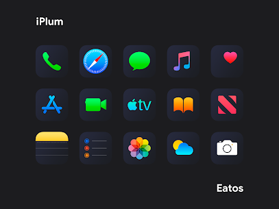 iPlum Black – Icon Pack v1.1.1 [Patched] 1