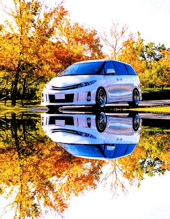 エスティマの移し込み・美学…・目指せPickUpCars・暇つぶしに…・紅葉🍁に関するカスタム事例の投稿画像1枚目
