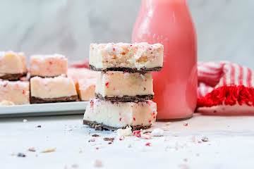 Peppermint Bark Fudge