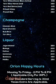 Orion Molecular Kitchen & Bar menu 8