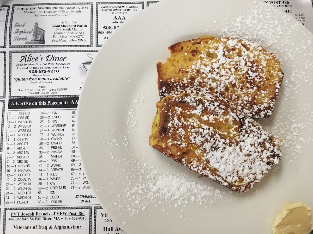 Sweetbread French toast!!!😍😍😍