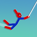 Cover Image of 下载 Super Hero Hook: Stickman Rope Swing 0.8 APK