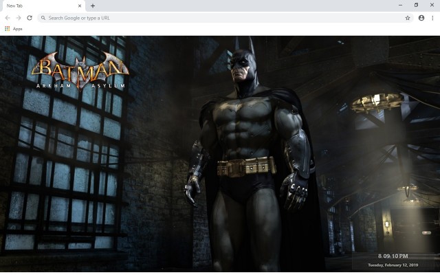 Batman Arkham Asylum Custom New Tab