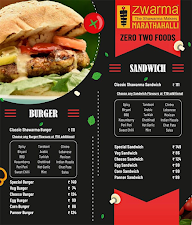 Zwarma menu 3