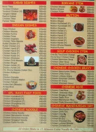 Ravi Fast Food menu 2