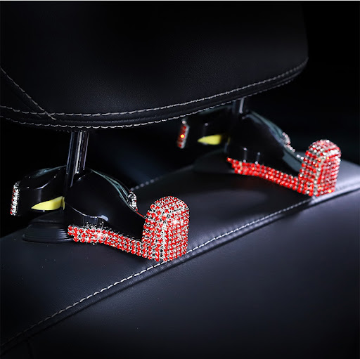 Title 2, Womens Red Rhinestone Car Interior Accessories...