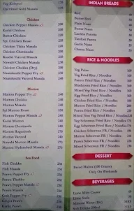 Ambur Star Briyani menu 2