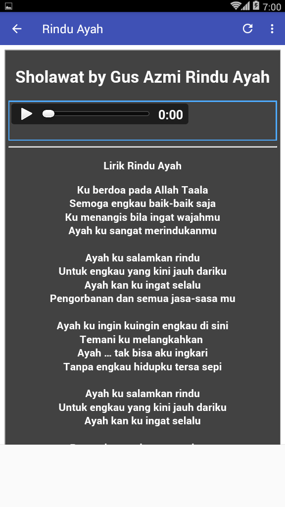 Lirik Lagu Gus Azmi Ayah Kukirimkan Doa