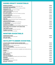 Skyloft Open Air Lounge menu 6