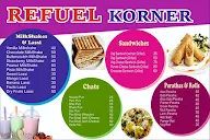 Refuel Korner menu 1