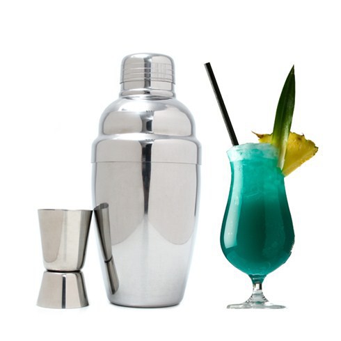 Bình Lắc Inox Cafe Shaker Cocktail Bartender Dung Tích 550Ml