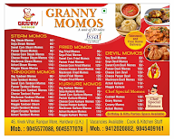 Granny Momos menu 2