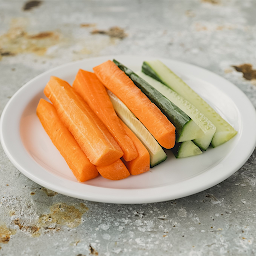 Side Carrots & Cucumber