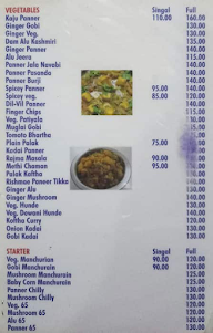 Sri Siddhi Udupi Tiffins & Restaurant menu 4
