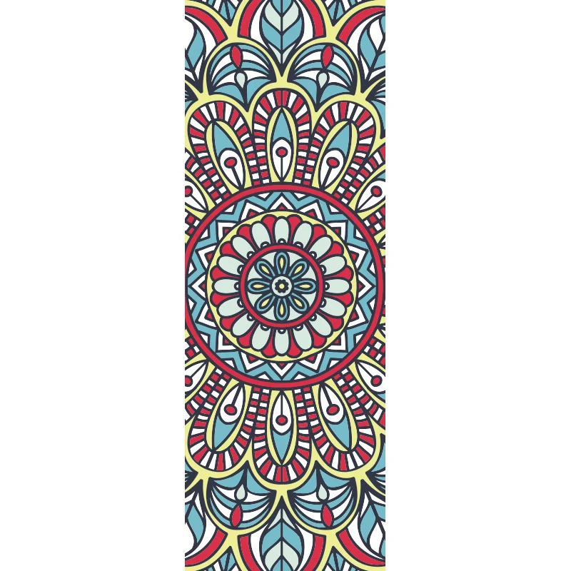 Title 2, Bedrukte yogamat drape, zweetabsorberend. Fitne...