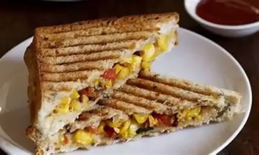 2 Sweet Corn Cheese Grilled Sandwich