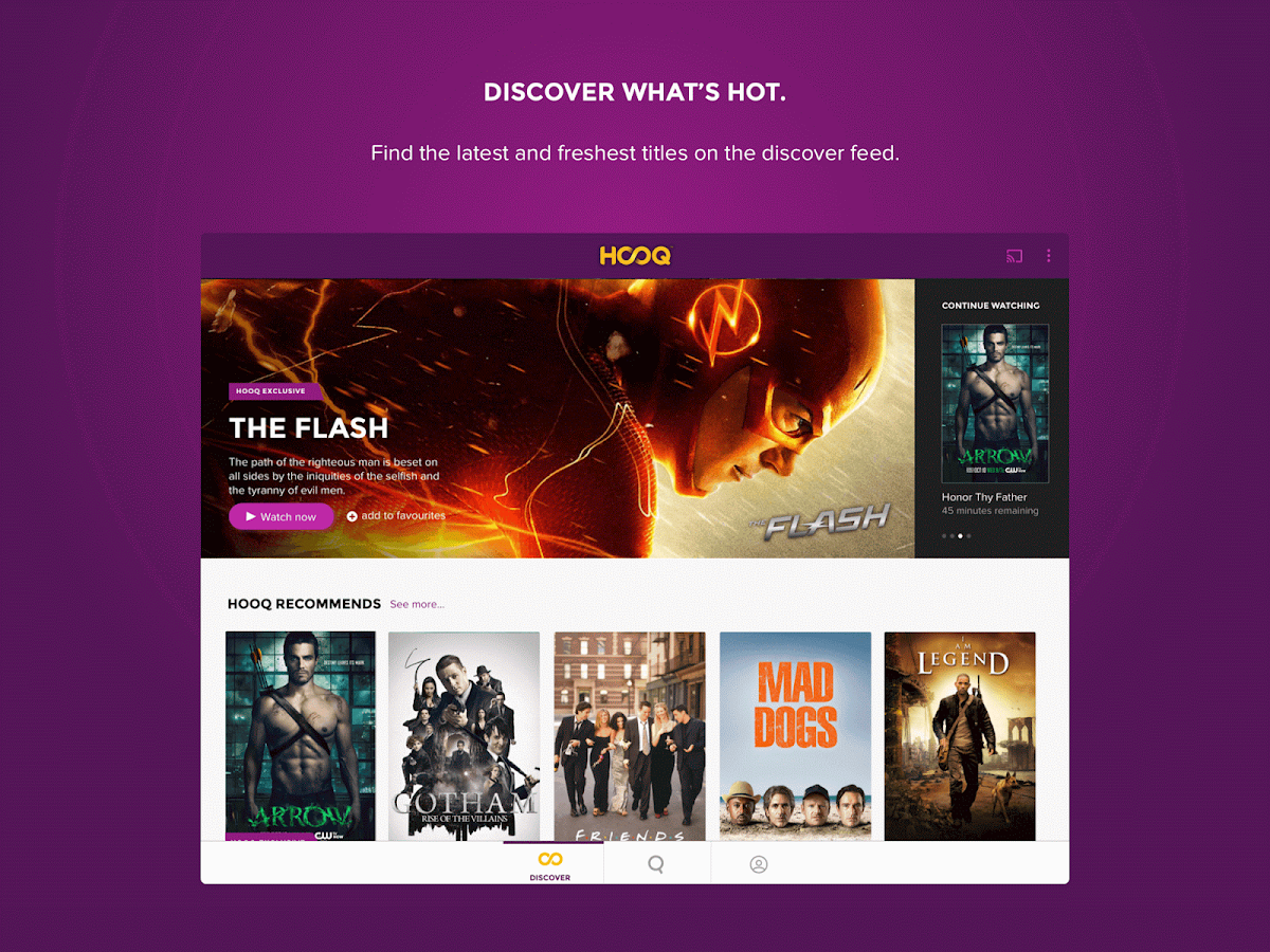   HOOQ- tangkapan layar 