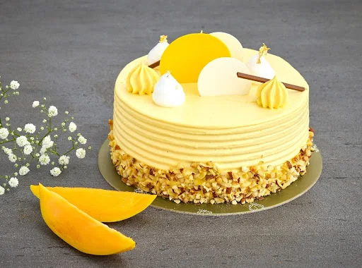 Fresh Alphonso Mango Cake