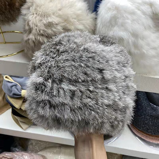 Title 2, Cute Furry Knitted Wool Hat To Show The Face