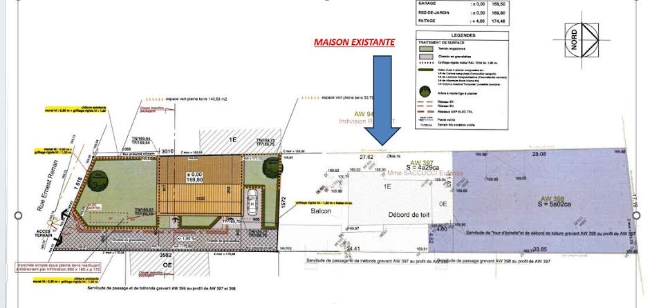 Vente terrain  502 m² à Vaulx-en-Velin (69120), 220 000 €