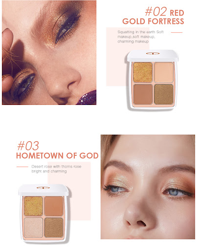 Title 7, Innovative Pearlescent Matte Quad Eyeshadow. Cr...