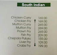 Viyyala Vari Vindu menu 2