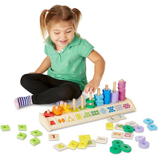 Счеты Деревянные игрушки Разложи по цветам Melissa Doug за 2 445 руб.