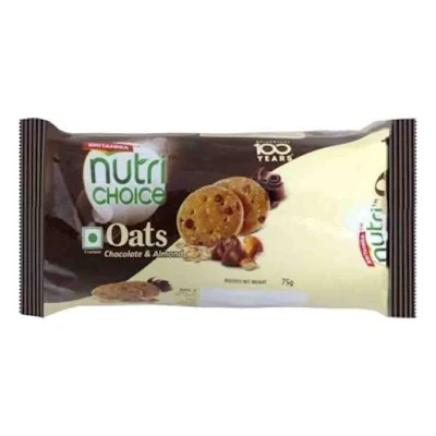 Britannia Nutri Choice Oats Chocolate & Almond 75 Gm