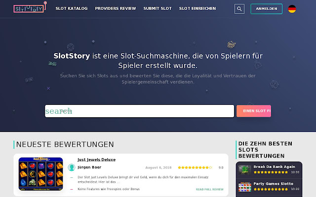 Slots Bewertungen chrome extension