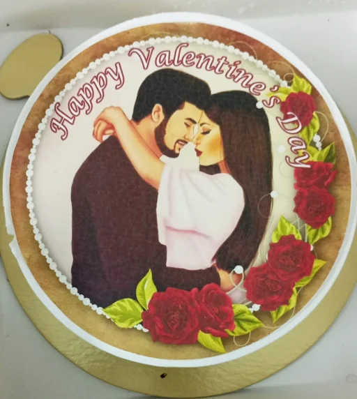 Couple Valentine Bento Cake
