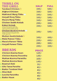 Badmaash Kebabi menu 1