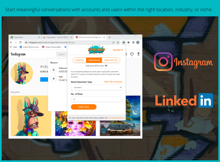 Automation for Instagram & LinkedIn Preview image 1