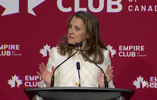 Freeland touts previously announced measures to combat hot inflation