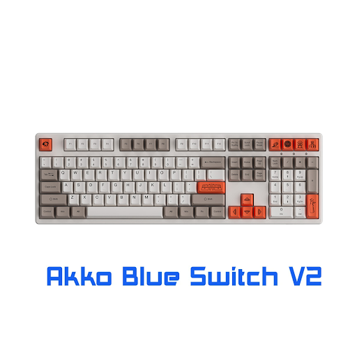 Bàn phím cơ Akko 3108 v2 Steam Engine (Akko Blue Switch V2)