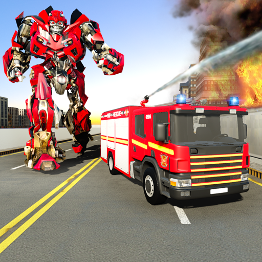 Fire Truck Robot Transform Firefighter Robot Games