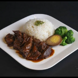 Stewed Beef Brisket on Rice