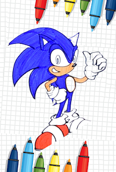 Coloring Book For Sonic : Coloring Hedgehog Pagesのおすすめ画像4