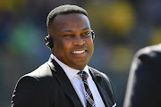 Robert Marawa during the MTN 8, semi final 2nd Leg match between Mamelodi Sundowns and Cape Town City FC at Lucas Moripe Stadium on September 02, 2018 in Pretoria, South Africa. 