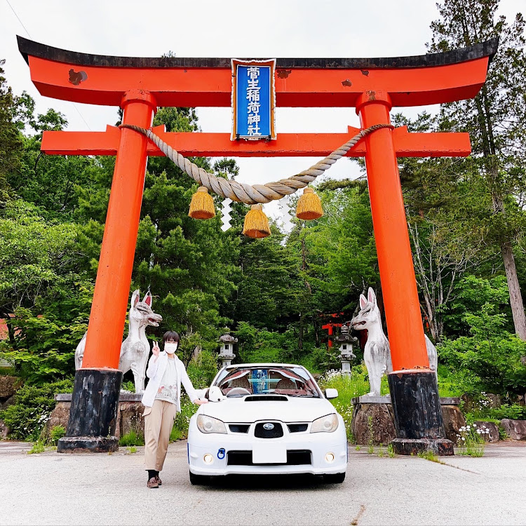インプレッサ WRXの菅生稲荷・菅生稲荷神社・鳥居・鳥居コラボ・写活に関するカスタム事例の投稿画像1枚目