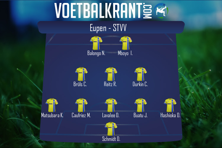 Opstelling STVV | Eupen - STVV (14/08/2021)