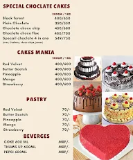 Cake Baba menu 1