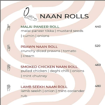 Ishaara menu 