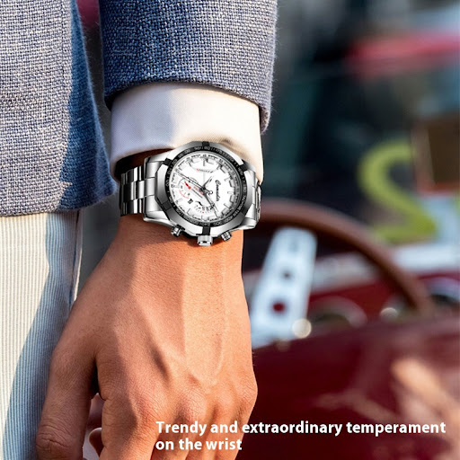 Title 8, Automatic Movement Watch Mens Calendar Waterpr...