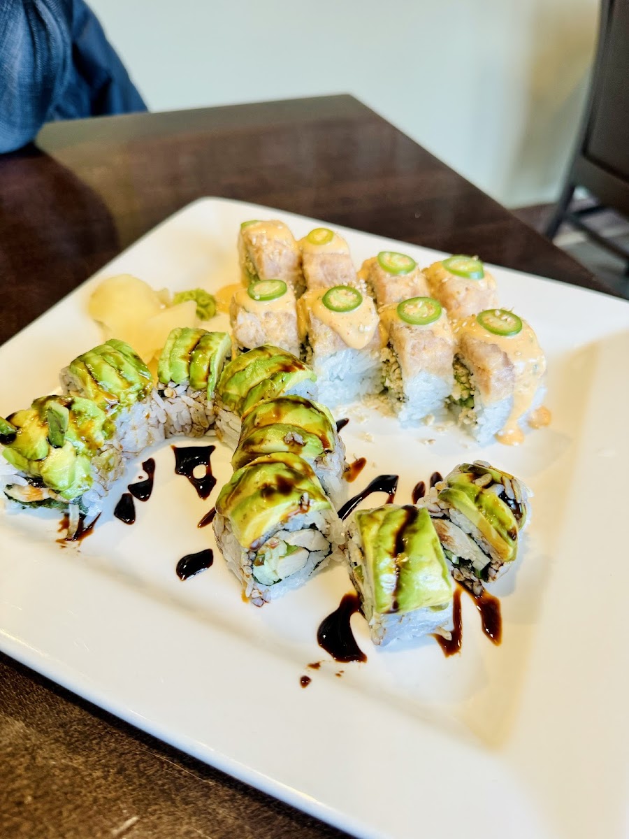 Gluten-Free Sushi at Wild Orchid Asian Bistro